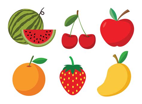 cartoon fruits